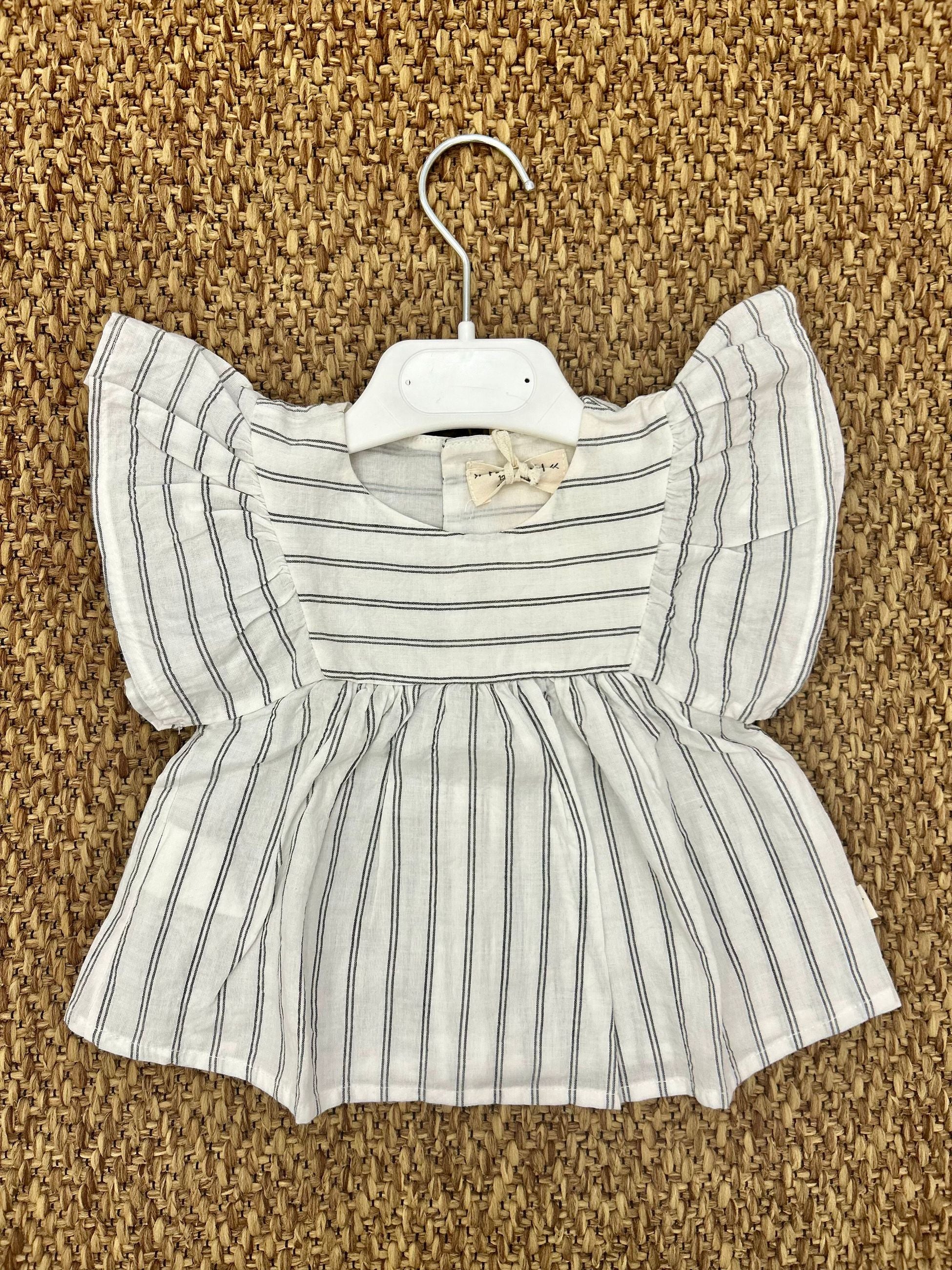 Blusa bimba maniche volant Petit Indi