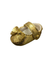 Scarpetta bimba metallizata con fiocchetto Angel's Face