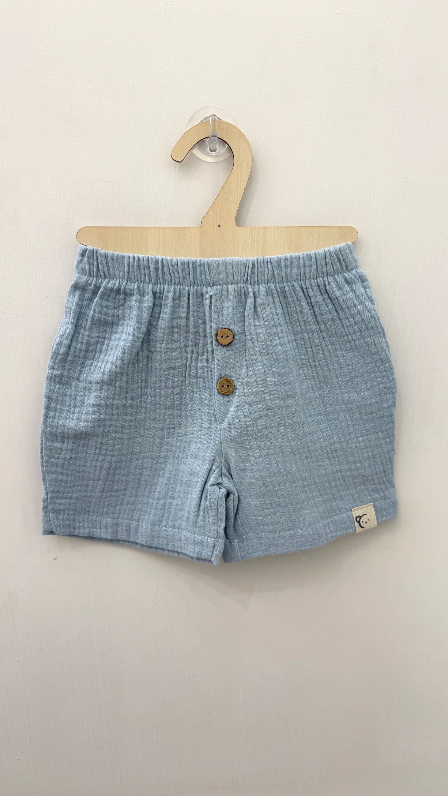 Short bambino in lino Calamaro