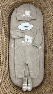 Completo nascita neonata 3pz orsetto Nanan
