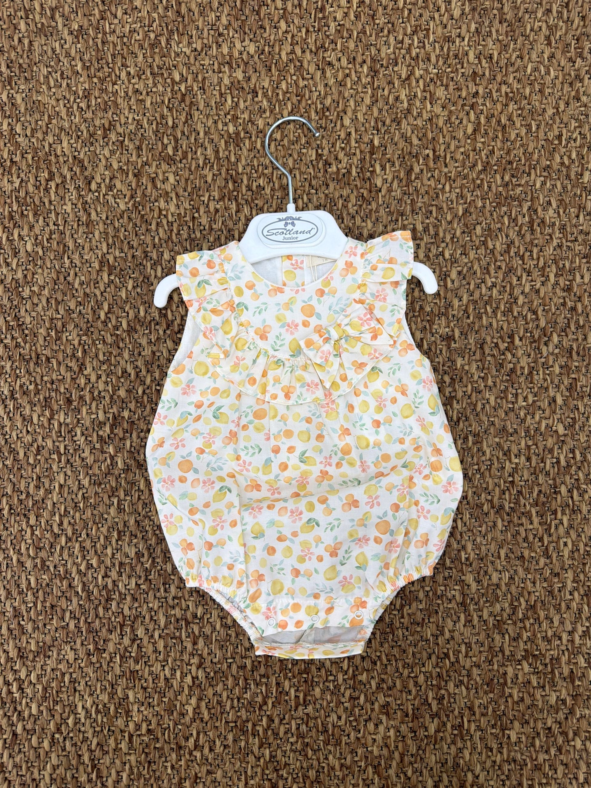 Pagliaccetto neonata frutta Baby Gi