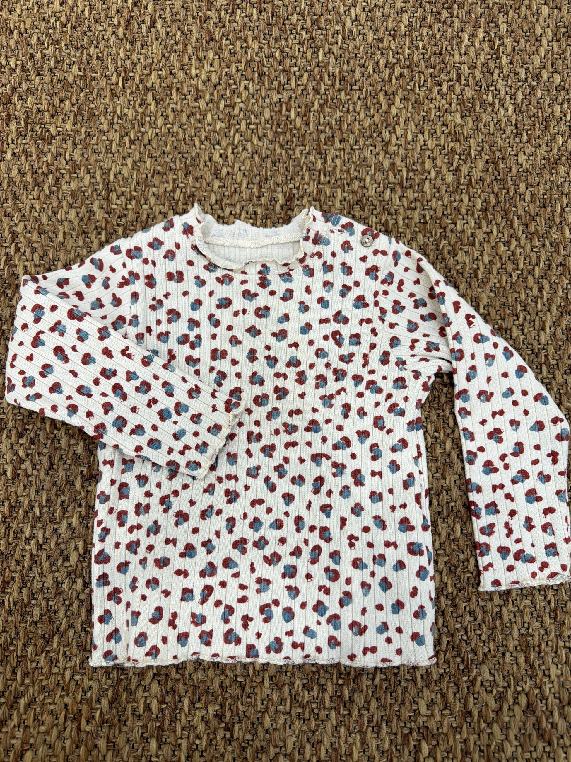 Maglia bimba a costine Play Up