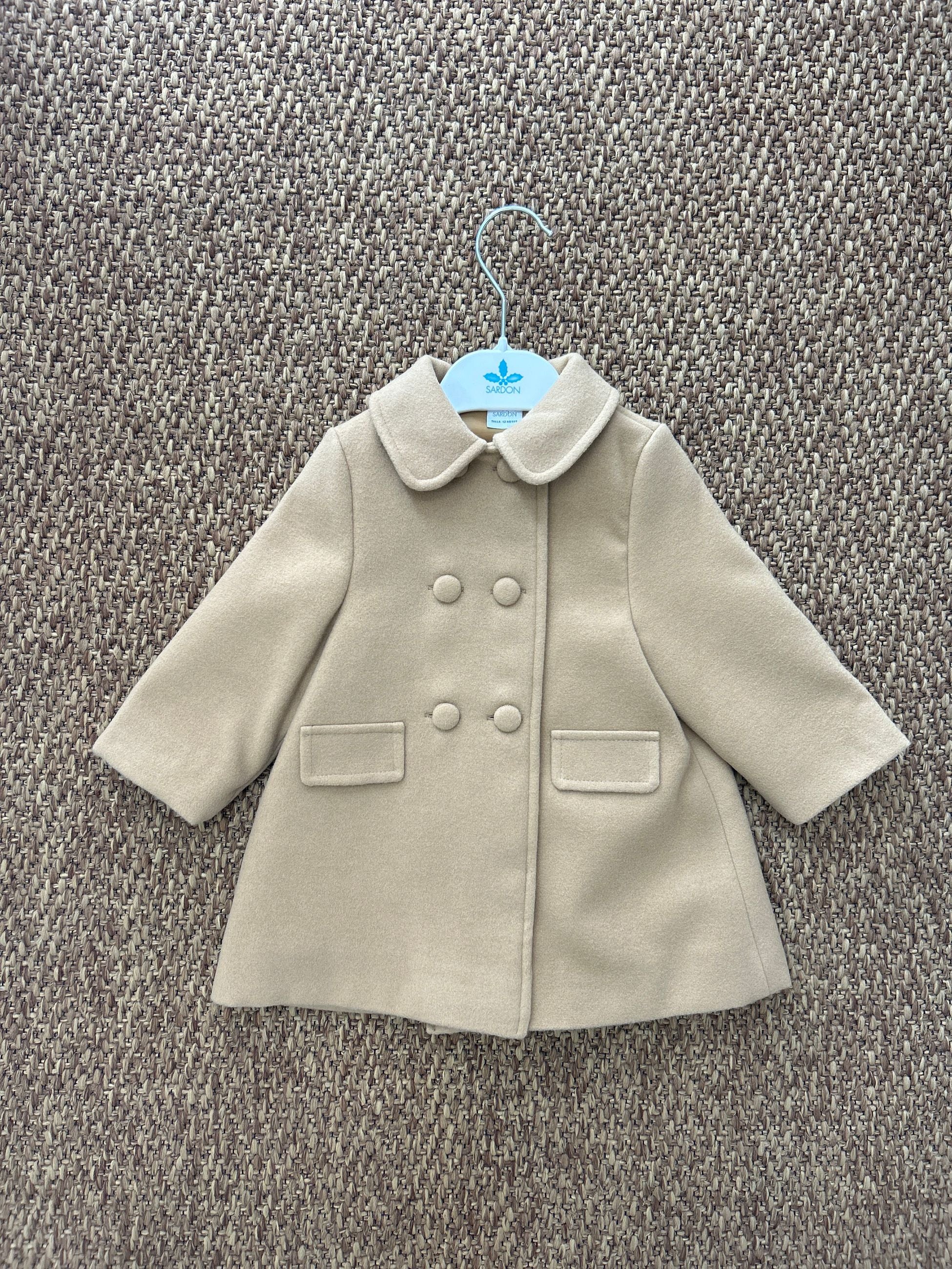 Cappotto bambina doppio petto Sardon