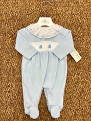 Tutina neonato con colletto volant e orsetti Valentina Bebes