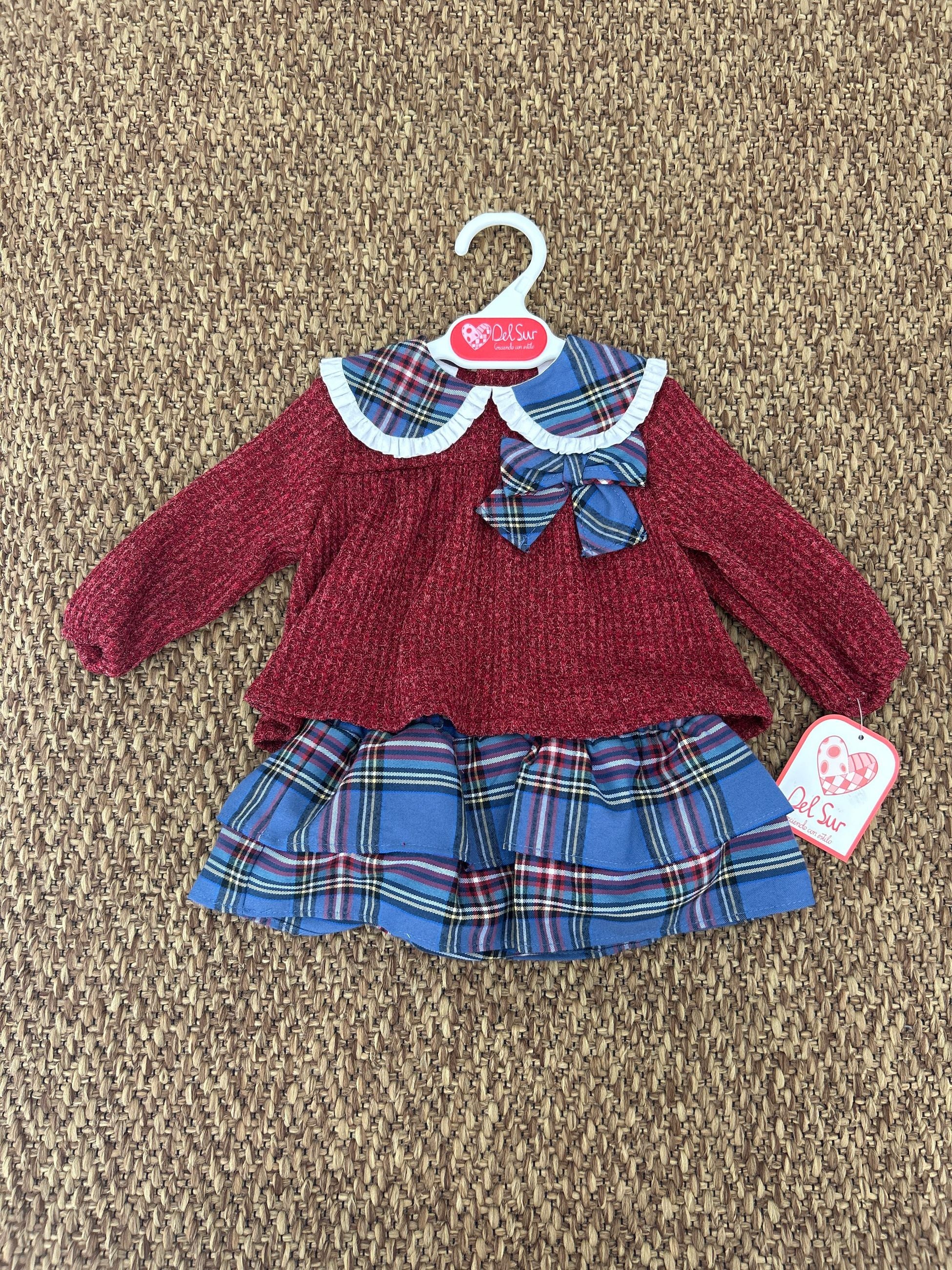 Completo bimba 2pz fantasia scozzese Del Sur