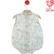 Pagliaccetto in cotone con fantasia floreale Del Sur