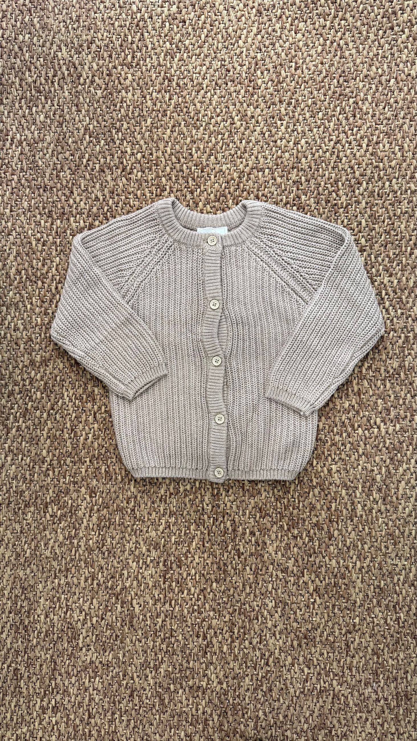 Giacchino bambini maglia inglese a costine