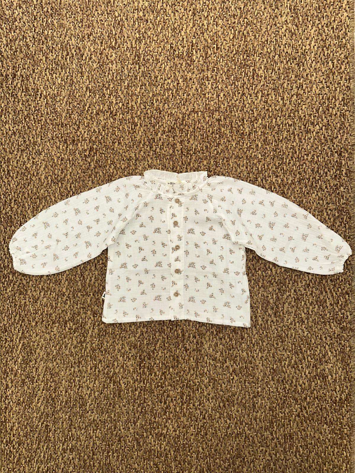 Camicia bambina a fantasia Petit Indi