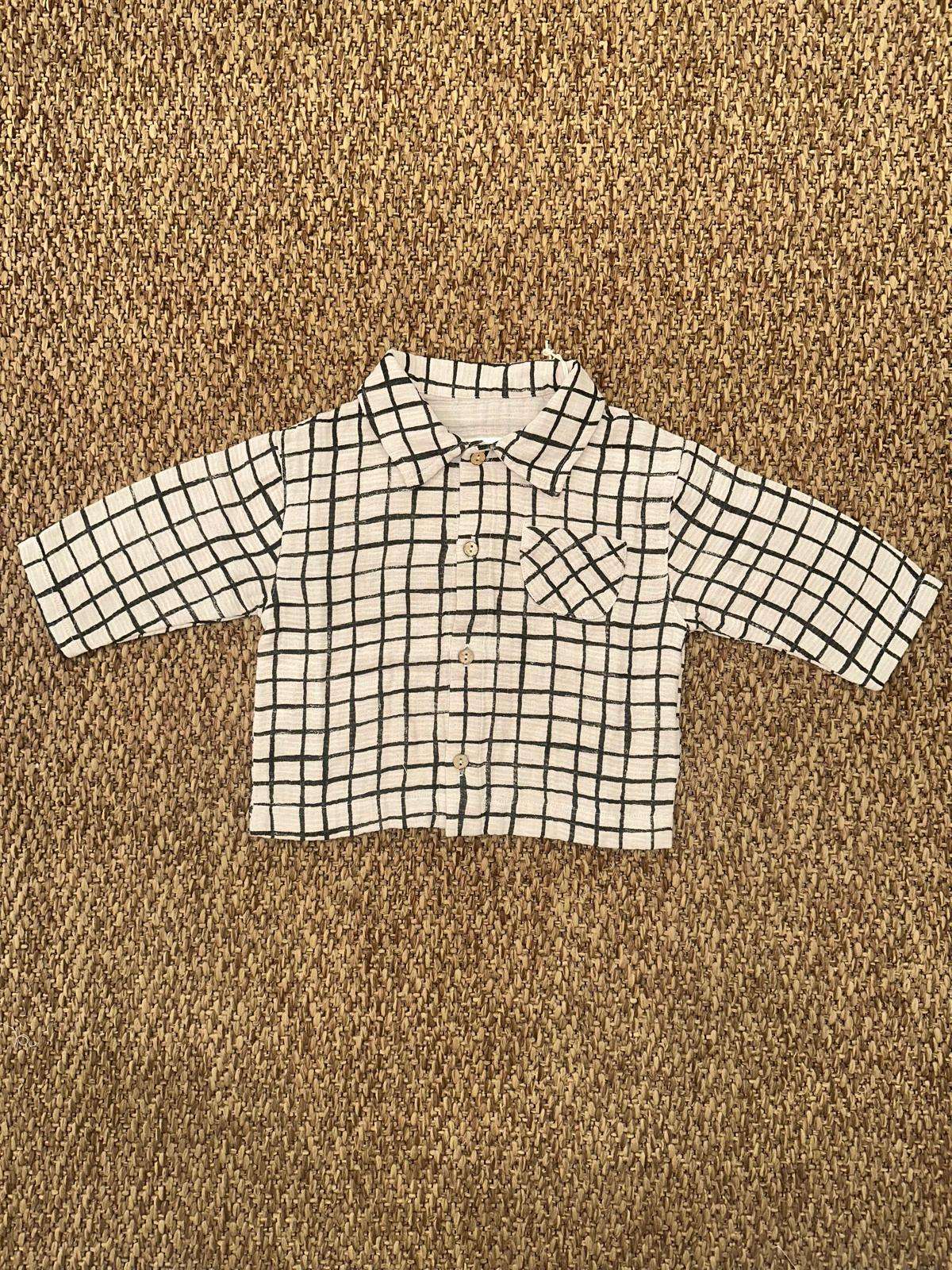 Camicia bambino a quadri Play Up