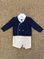 Completo bambino cerimonia 4pz con cardigan doppio petto Baby A