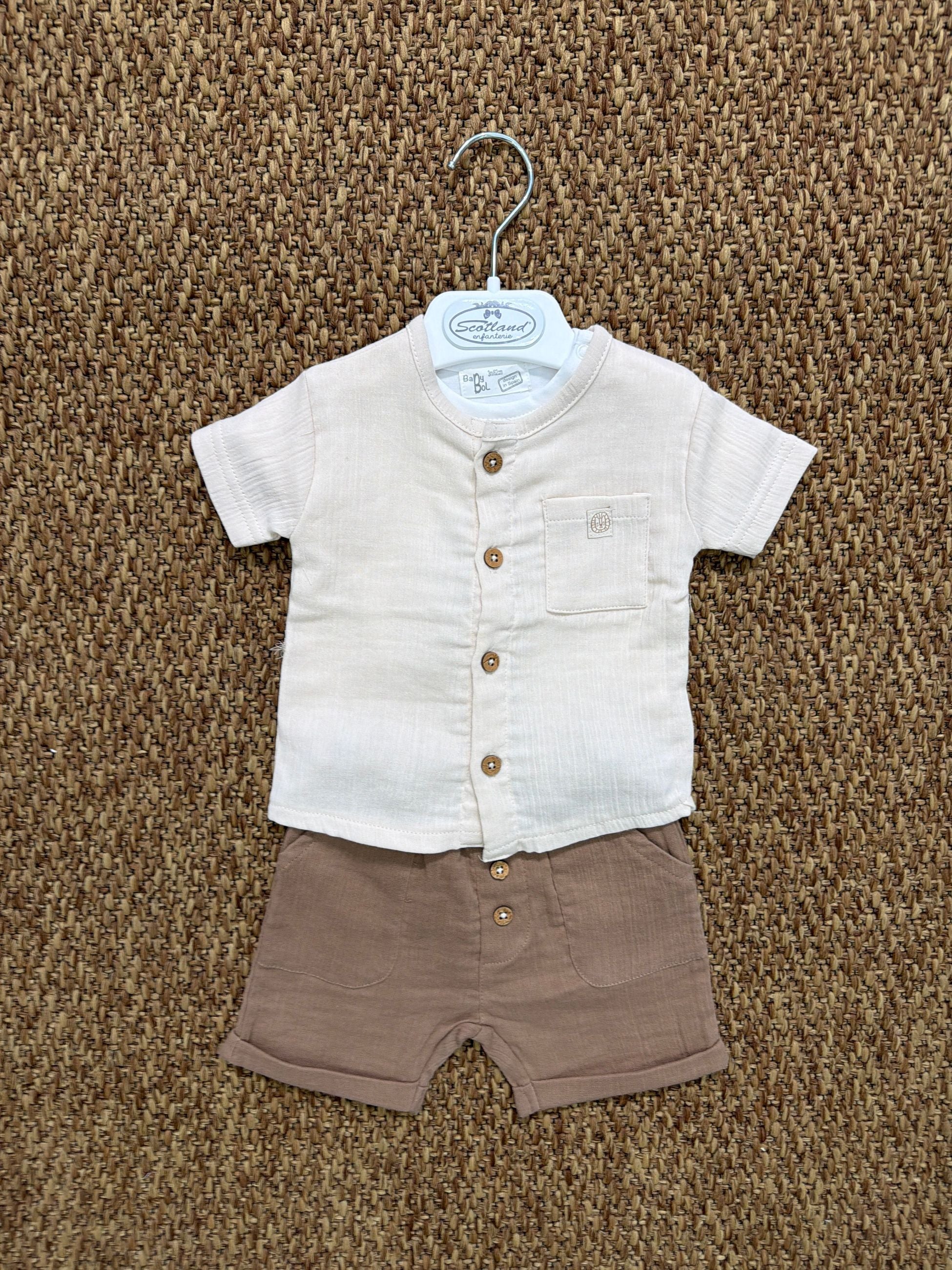 Completo bambino 2pz con camicia Babybol