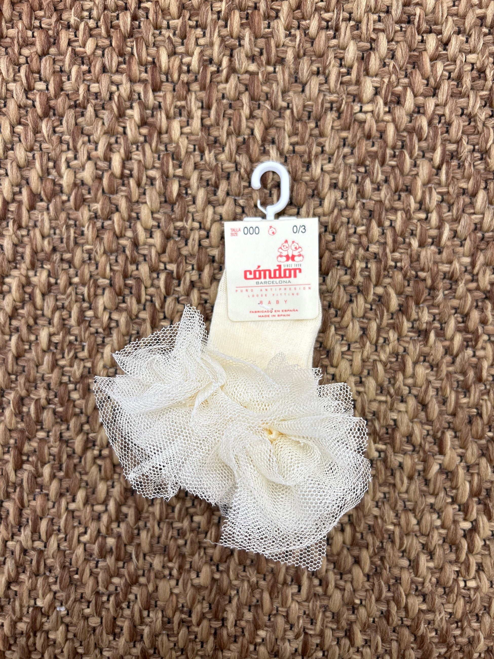 Calzini bimba corto con tulle Condor