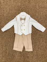 Completo bambino cerimonia 5pz con papillon Modì