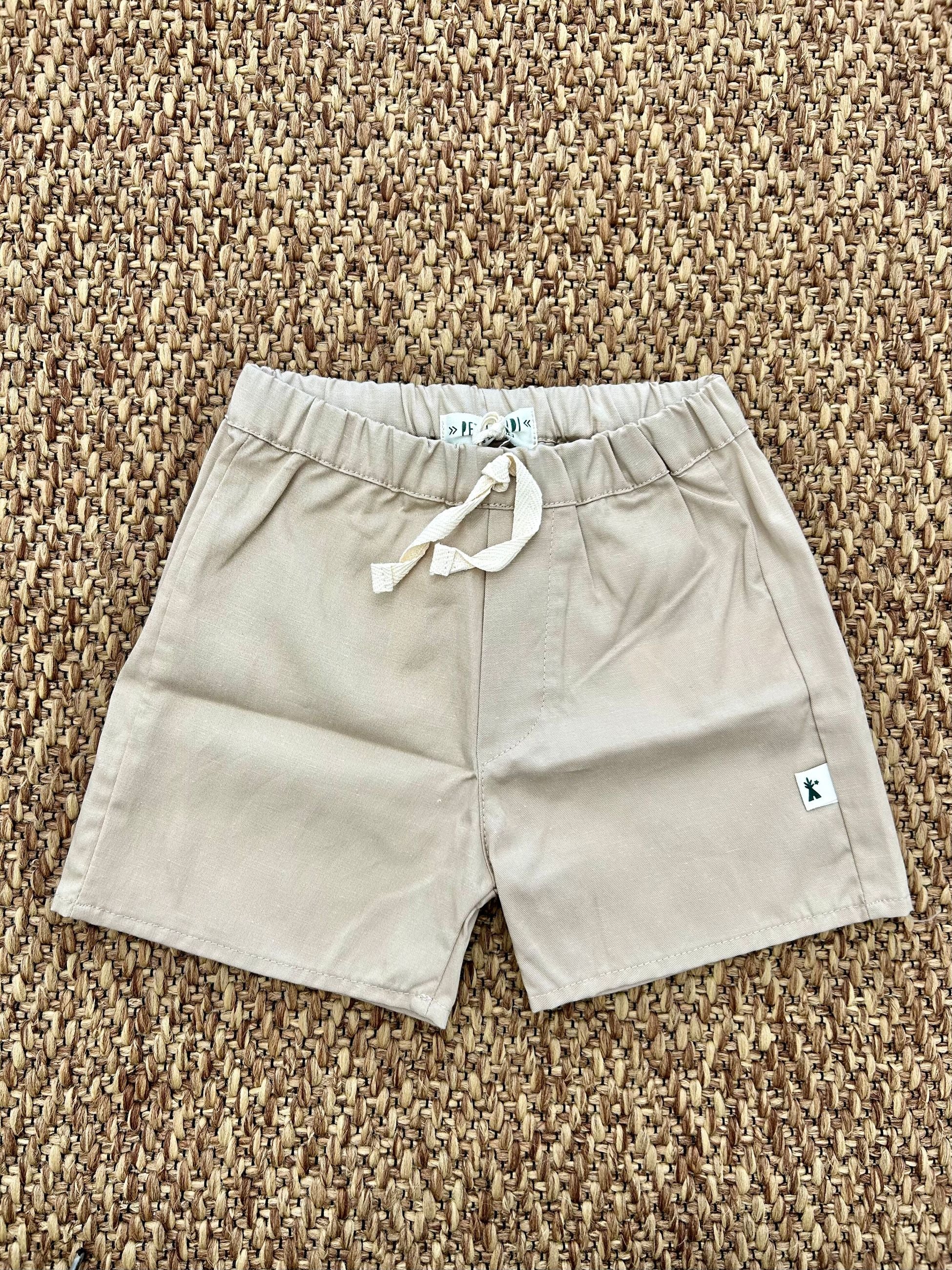 Shorts bimbo beige Petit Indi