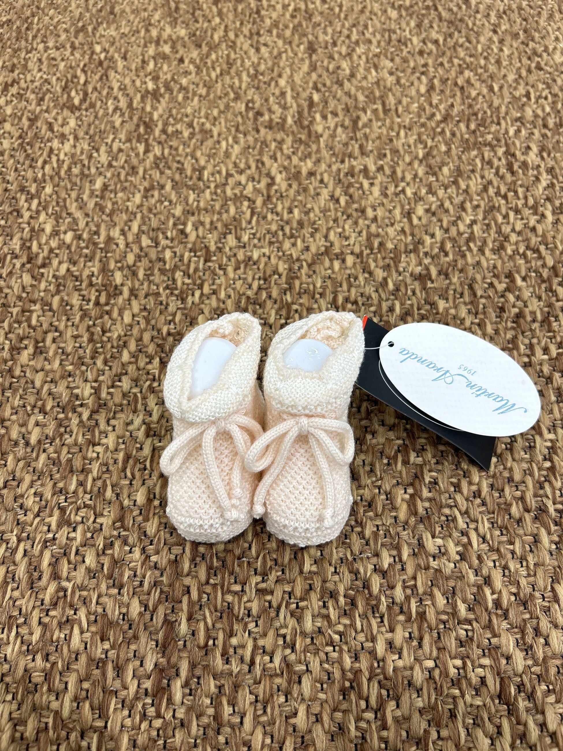 Babbucce neonati fiocchetto Martin Aranda