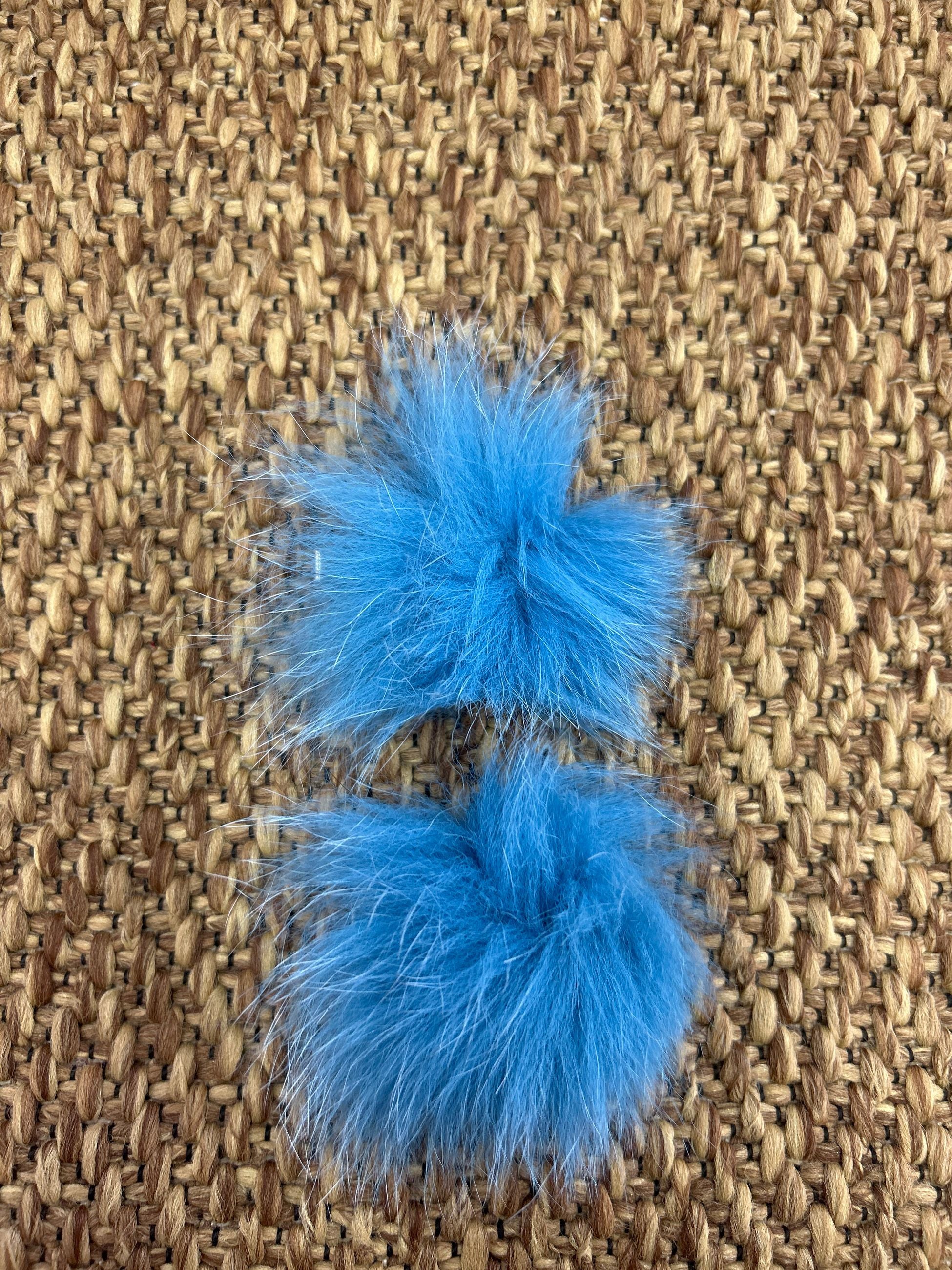 Set 2 mollettine per capelli pon pon