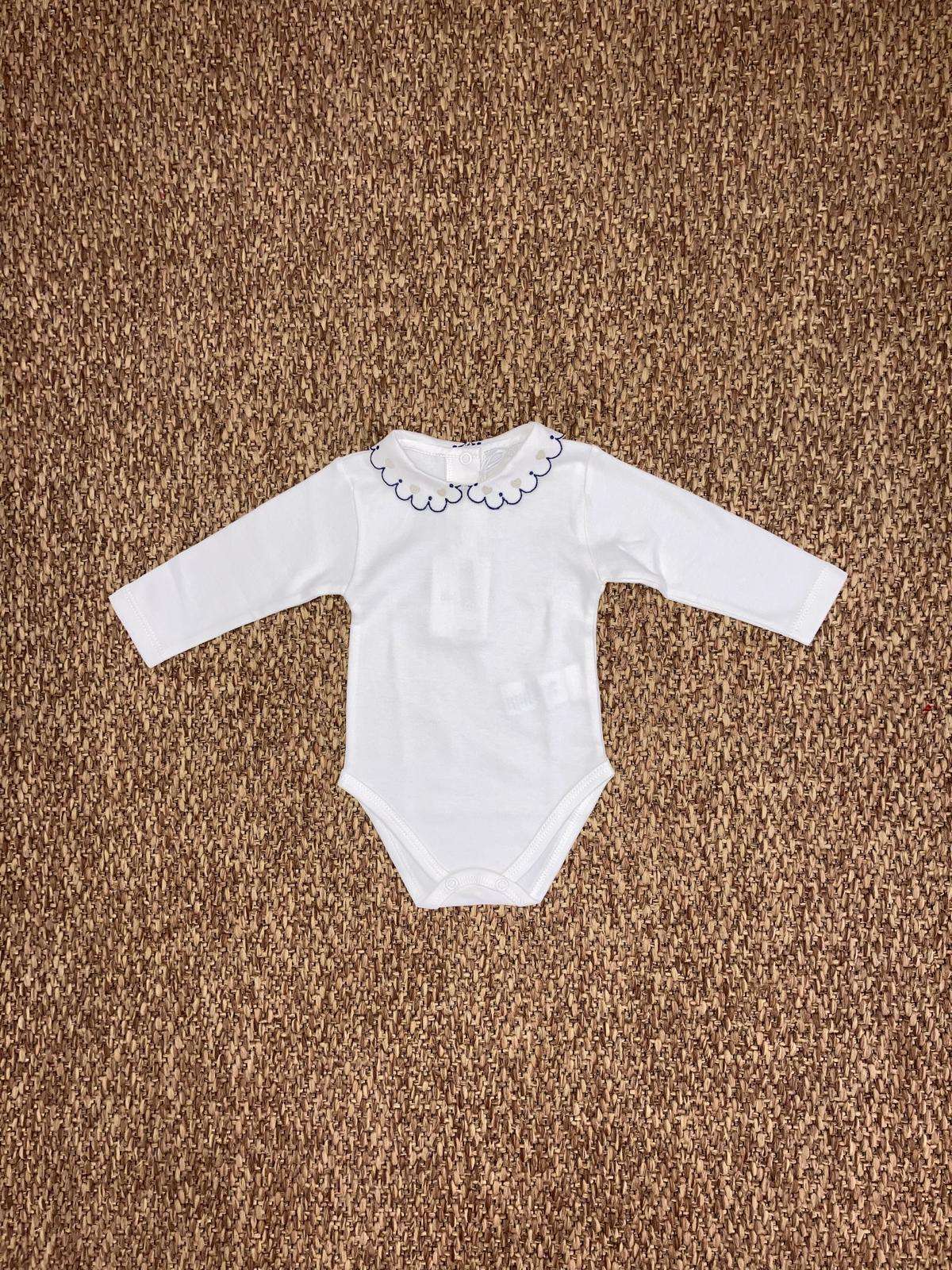 Body neonati con colletto ricamato Cocodè