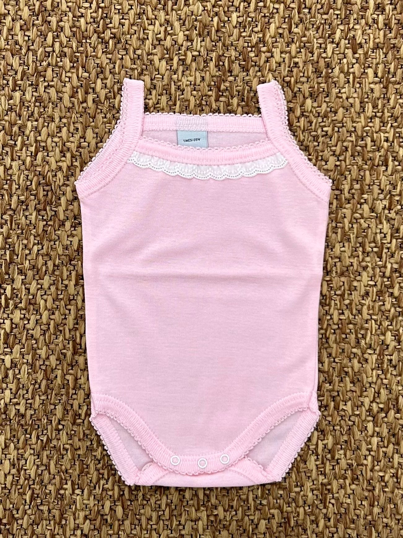 Body neonata con merletto Babidu