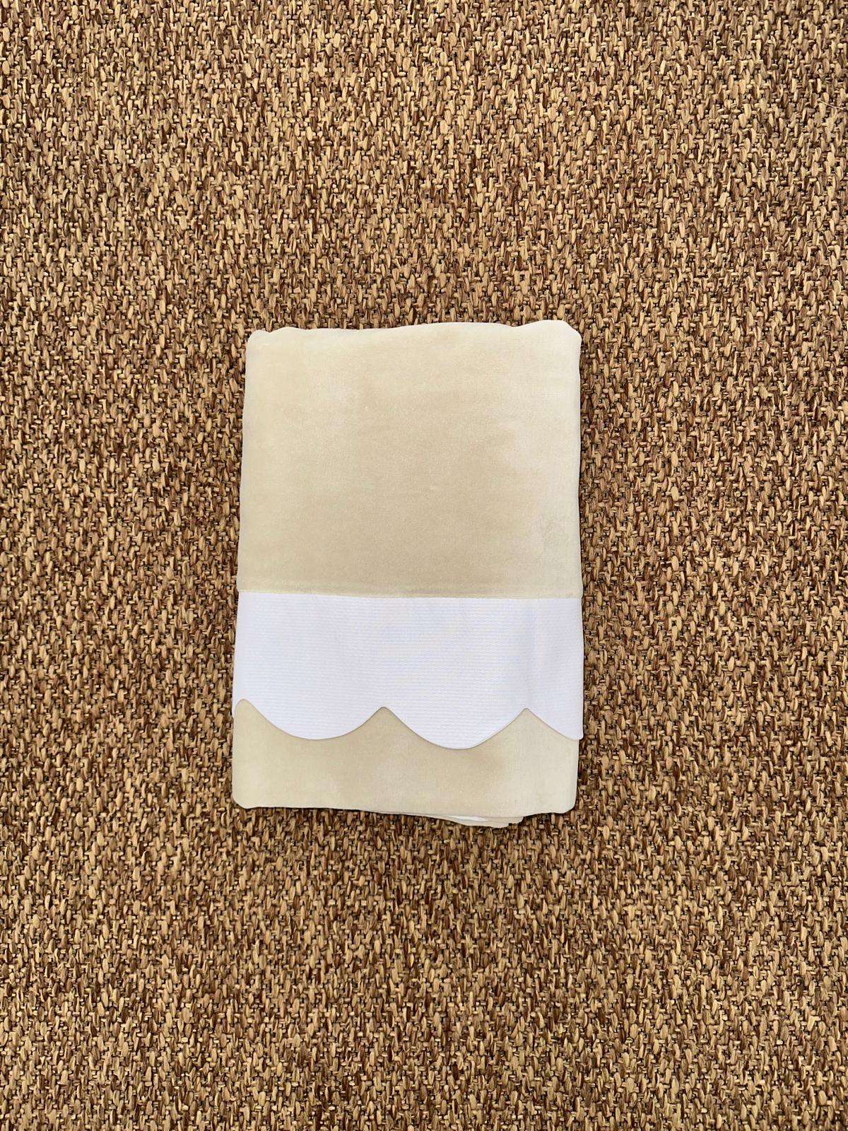 Copertina neonati con orlo Pappa e Latte