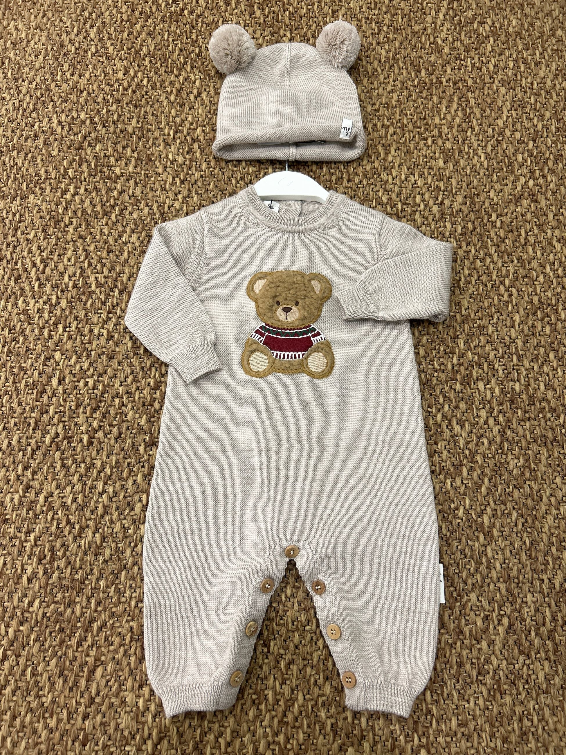 Set tutina neonati con cappellino Teddy Nanna Fru Fru