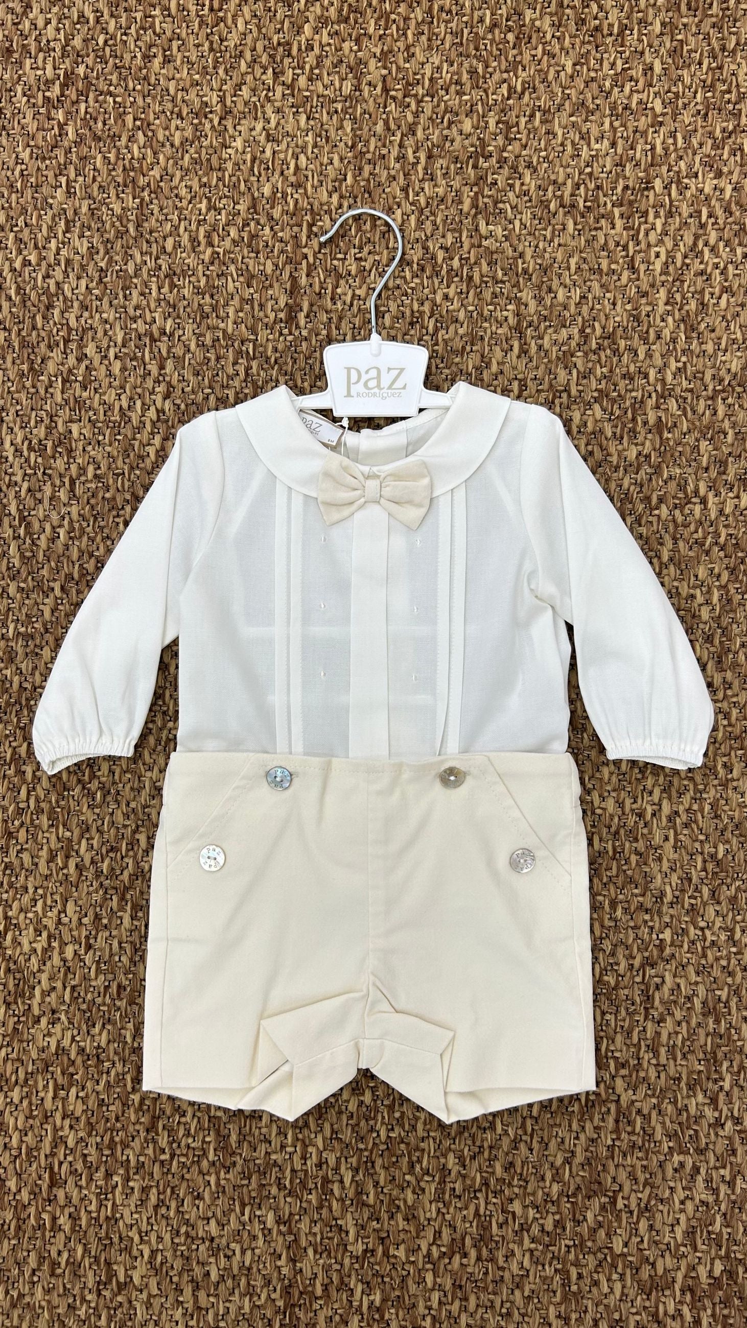Completo bambino cerimonia 2pz con papillon Paz Rodriguez