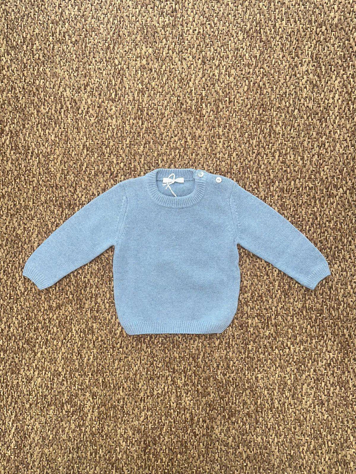Pullover bambino con bottoncini sulla spalla Cocodè