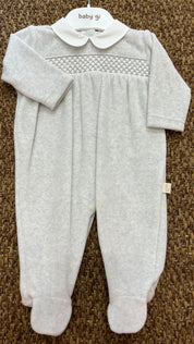 Tutina neonati in ciniglia Baby Gi