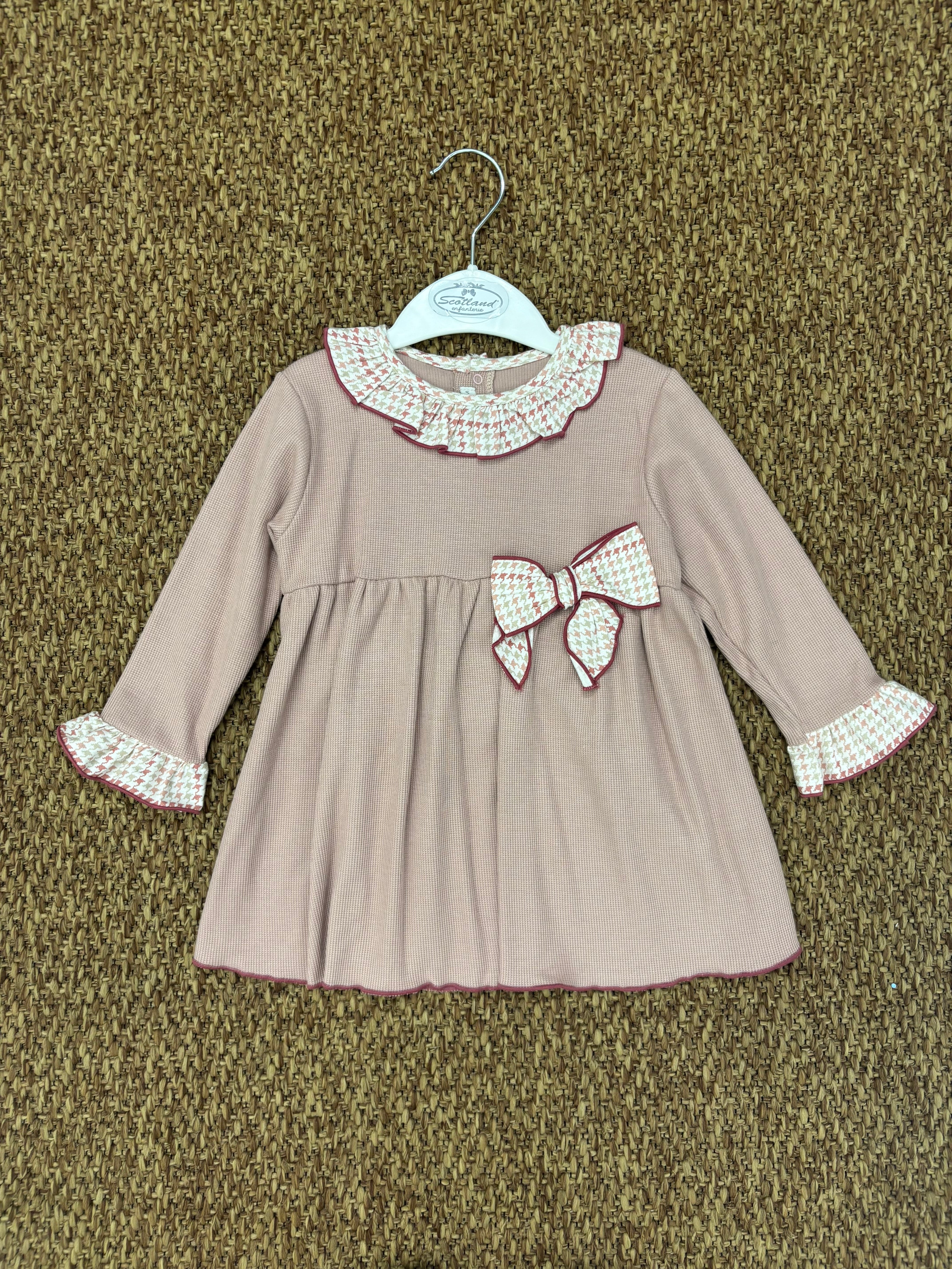 Abito con dettagli pied de purple Calamaro