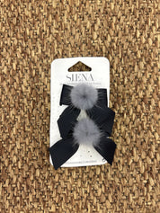 Molletta per capelli bimba fiocco pon pon Siena