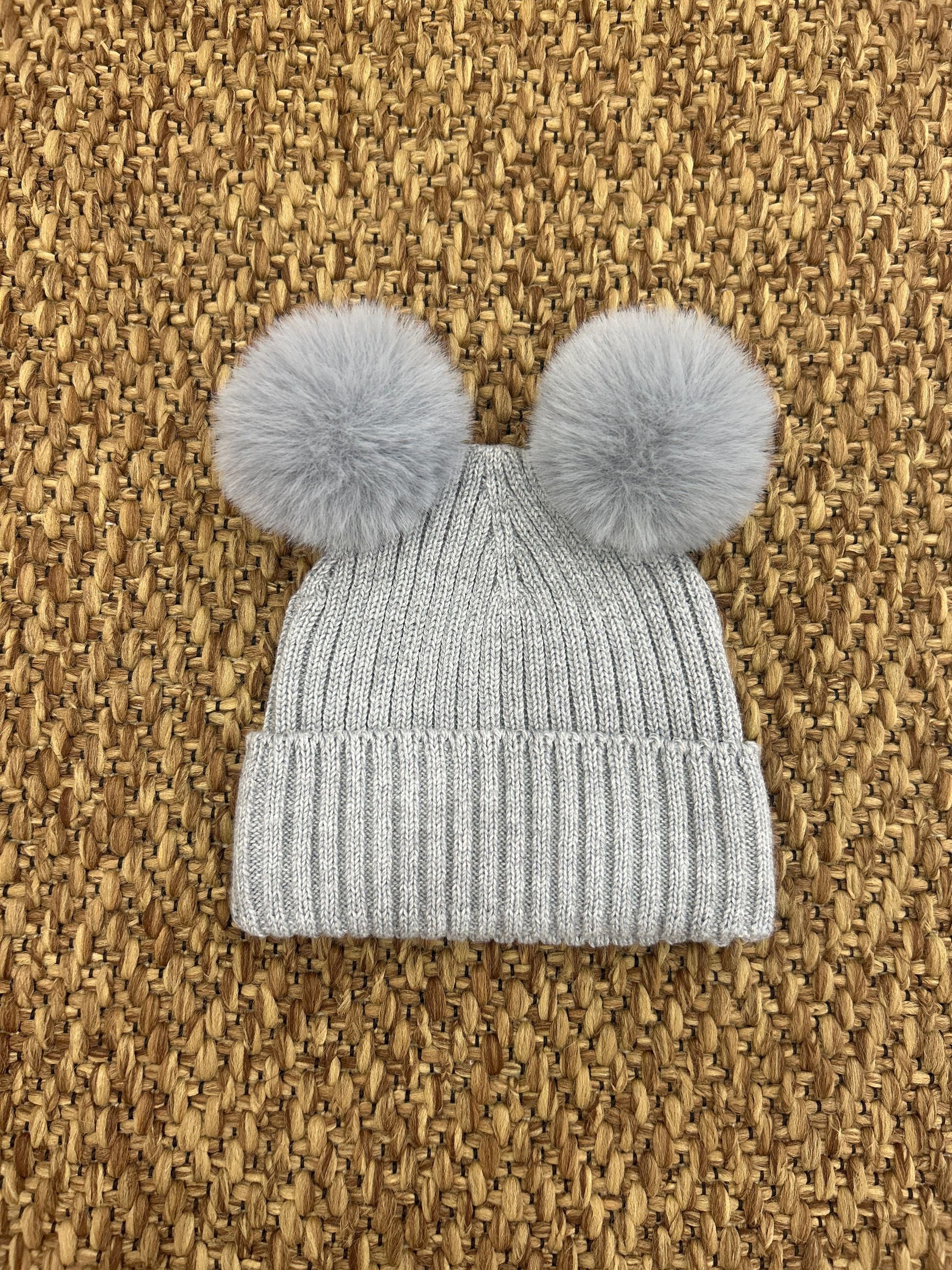 Cappellino lana doppio pon pon Condor