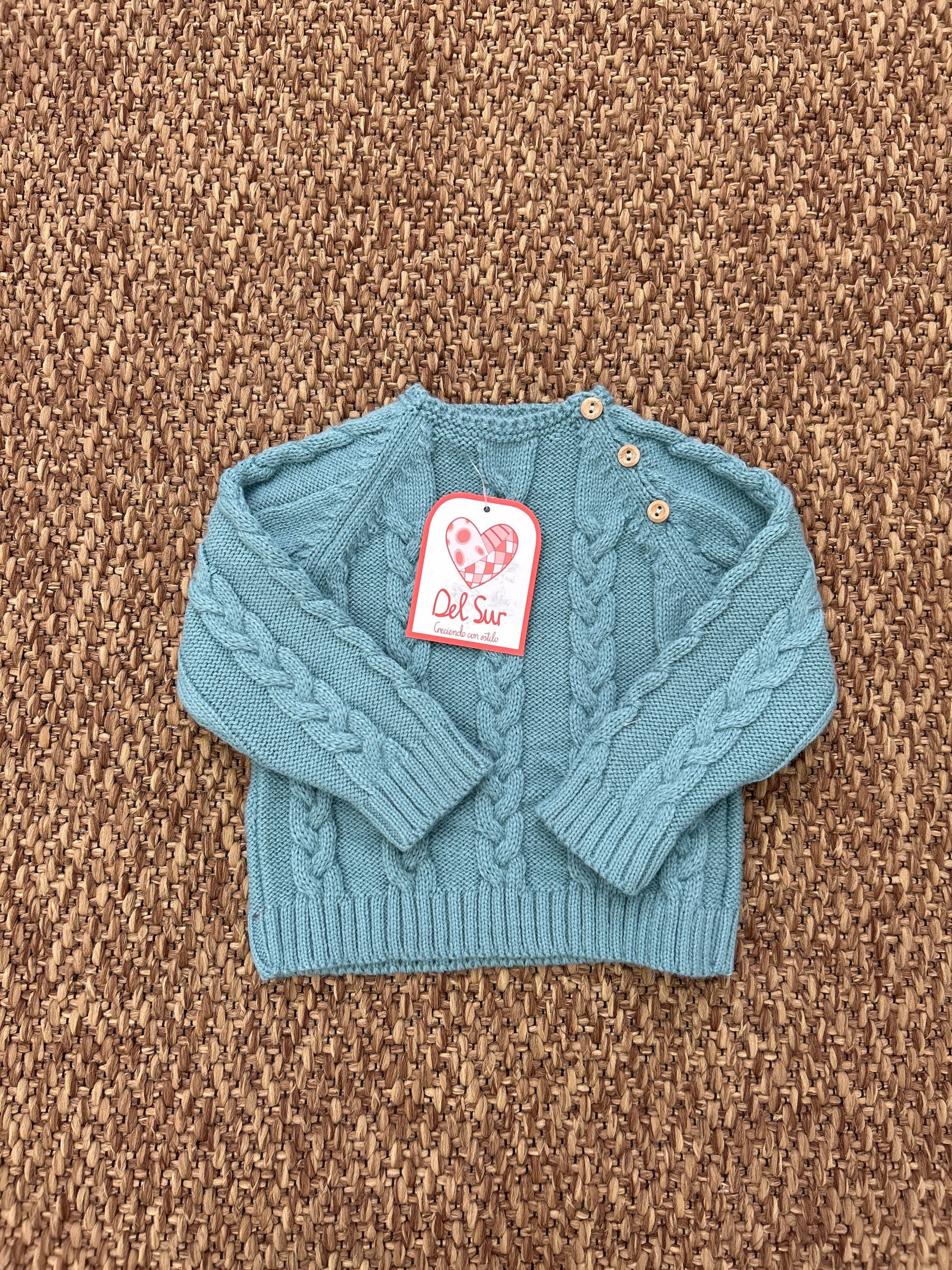 Maglioncino bimbi treccia Del Sur