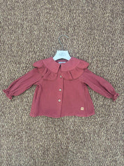 Camicia bambina collo volant Jose Varon