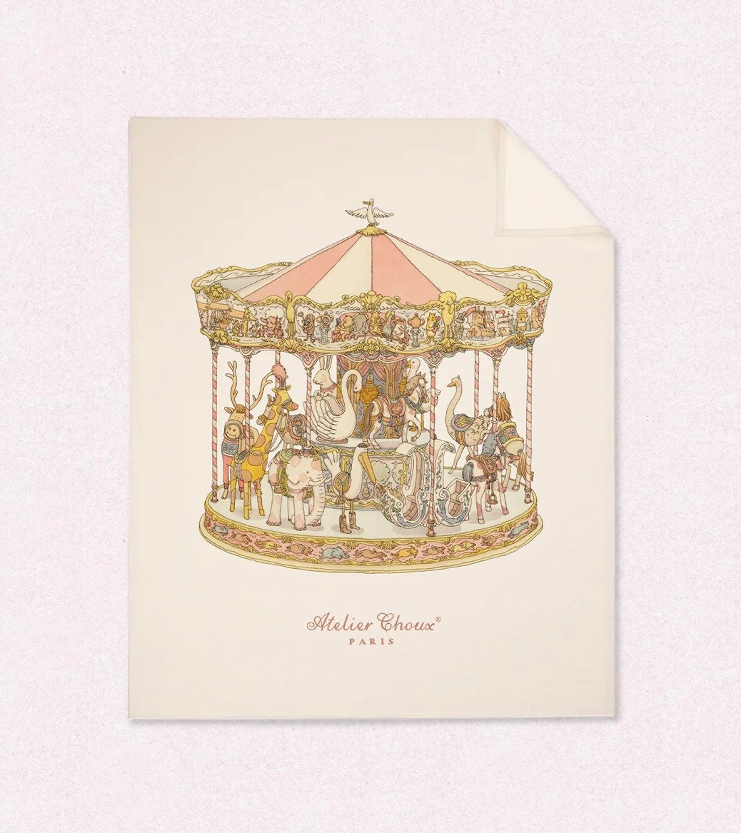 Copertina cashmere giostra Atelier Choux