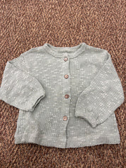 Giacchino bimba in maglia con bottoni in cocco Play Up