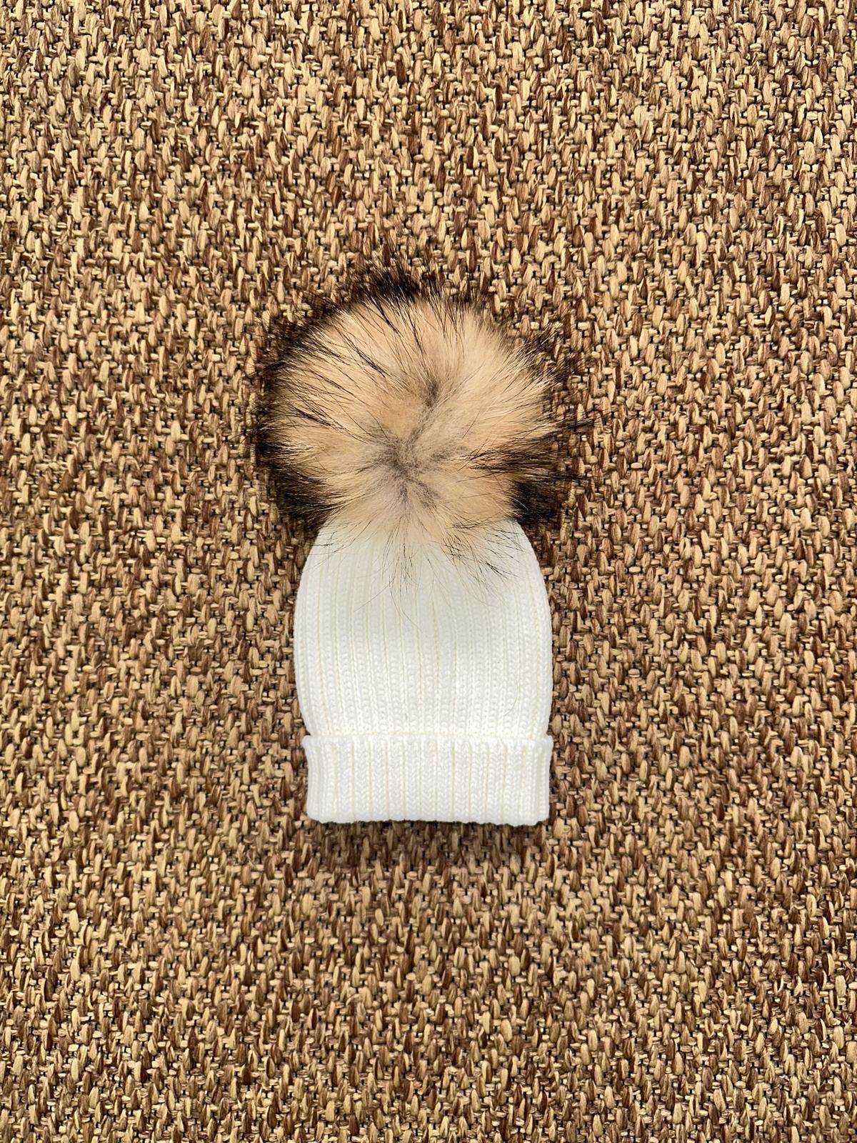Cappellino bambini pon pon grande Juliana