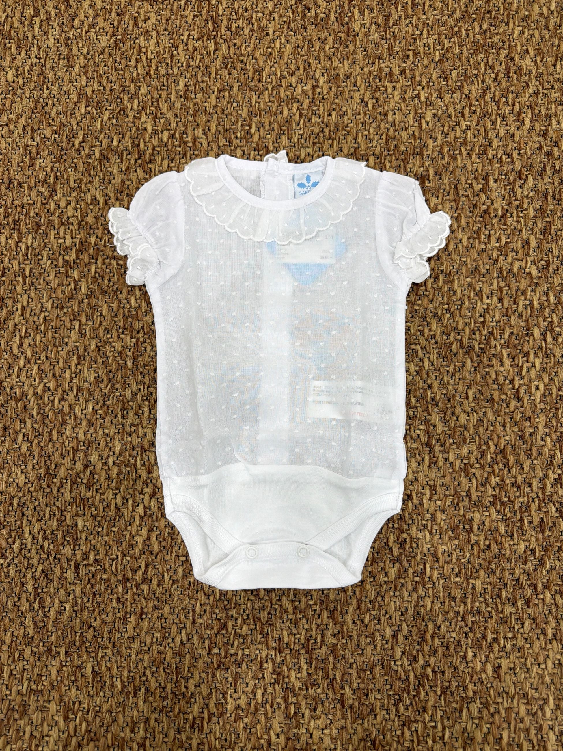 Body neonata manica a sbuffo Sardon