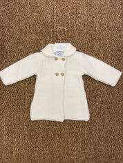 Cappotto neonati dettagli a costine Sardon