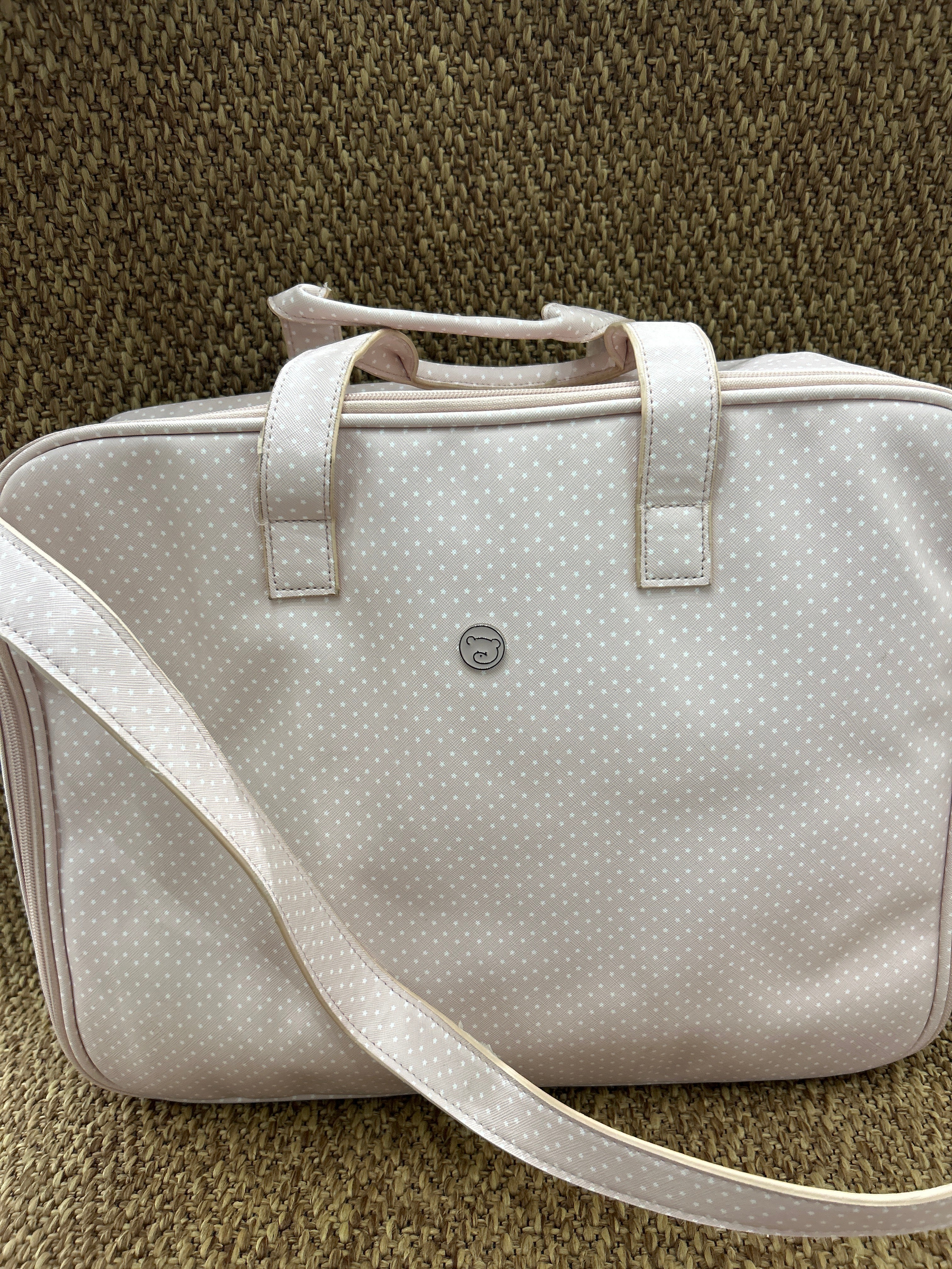 Valigia maternity rosa