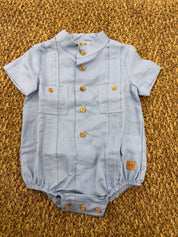 Pagliaccetto bambino stile guayabera Jose Varon