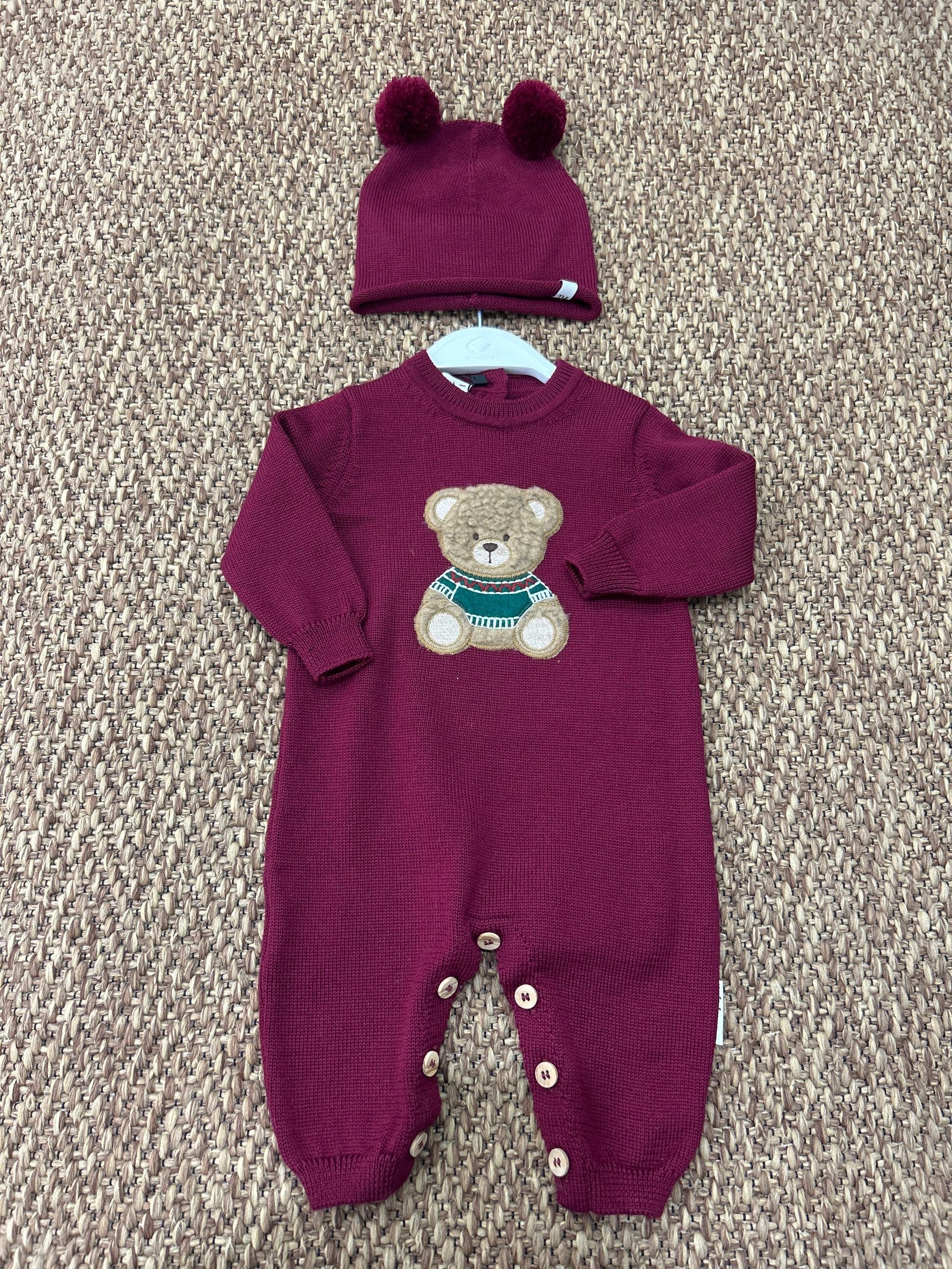 Set tutina neonati con cappellino Teddy Nanna Fru Fru