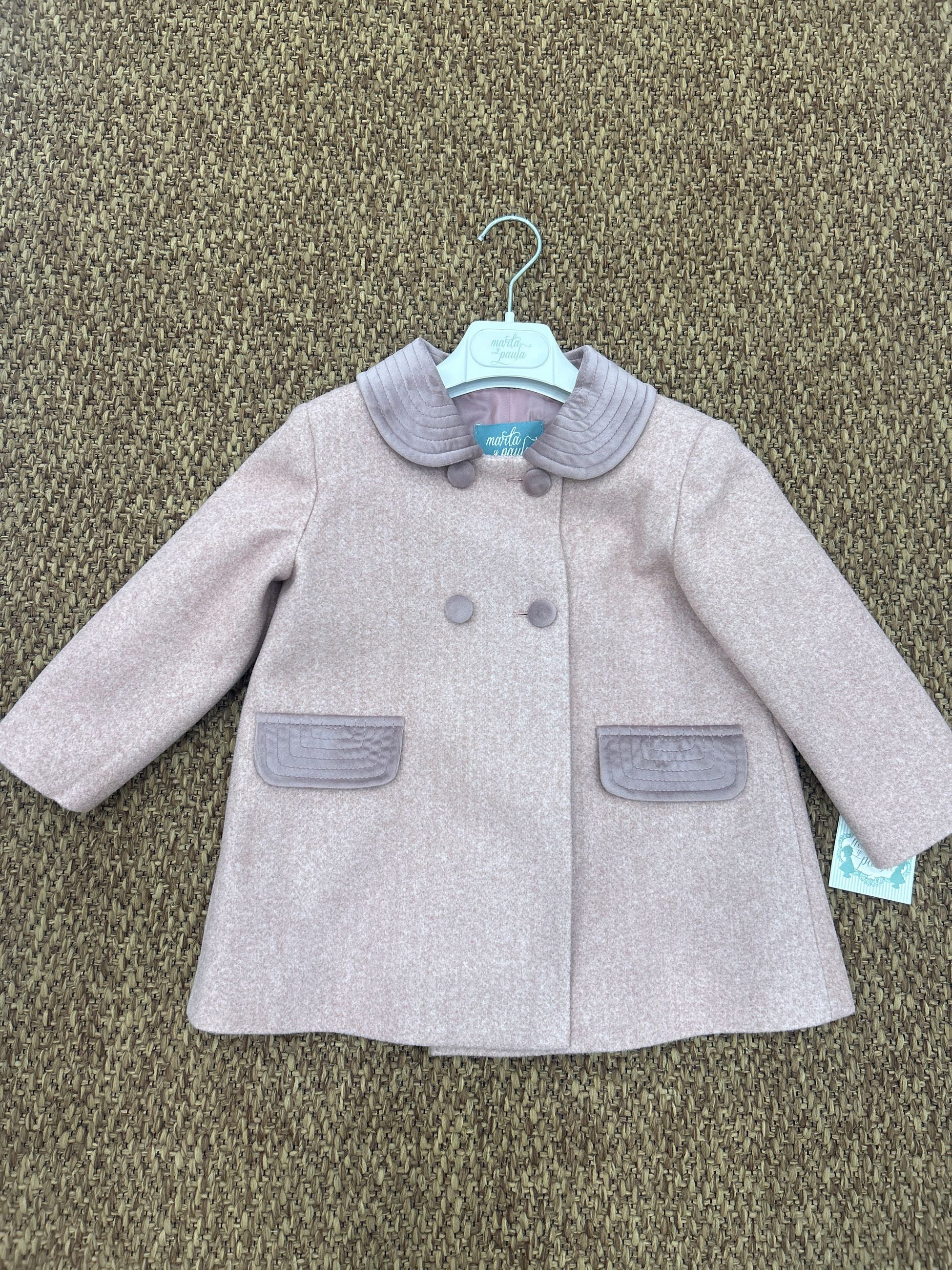 Cappotto bimba doppio petto Marta y Paula