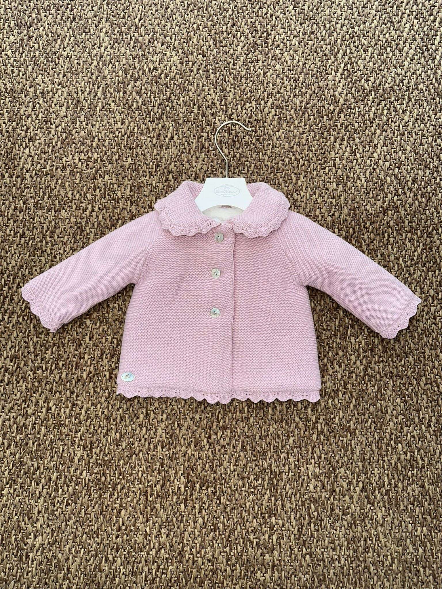Cappotto bambina con orlo smerlato Martin Aranda