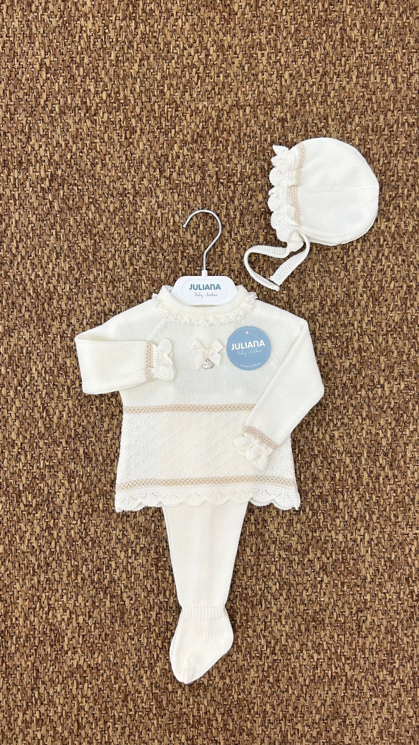 Set nascita neonata 3pz lungo Juliana
