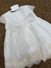 Abito bimba cerimonia con cuffia Paz Rodriguez