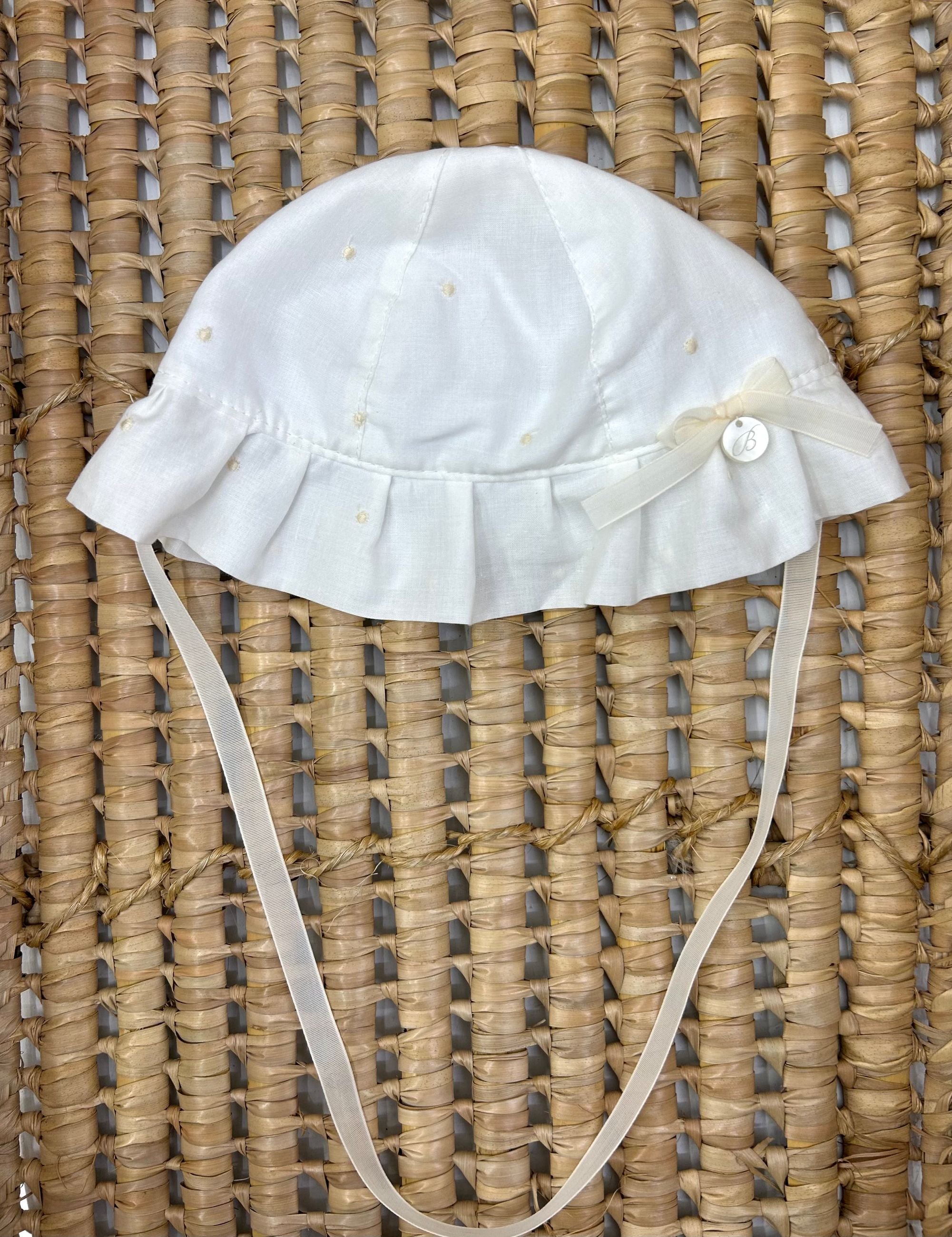 Cappellino bimba con fiocchetto Barcellino