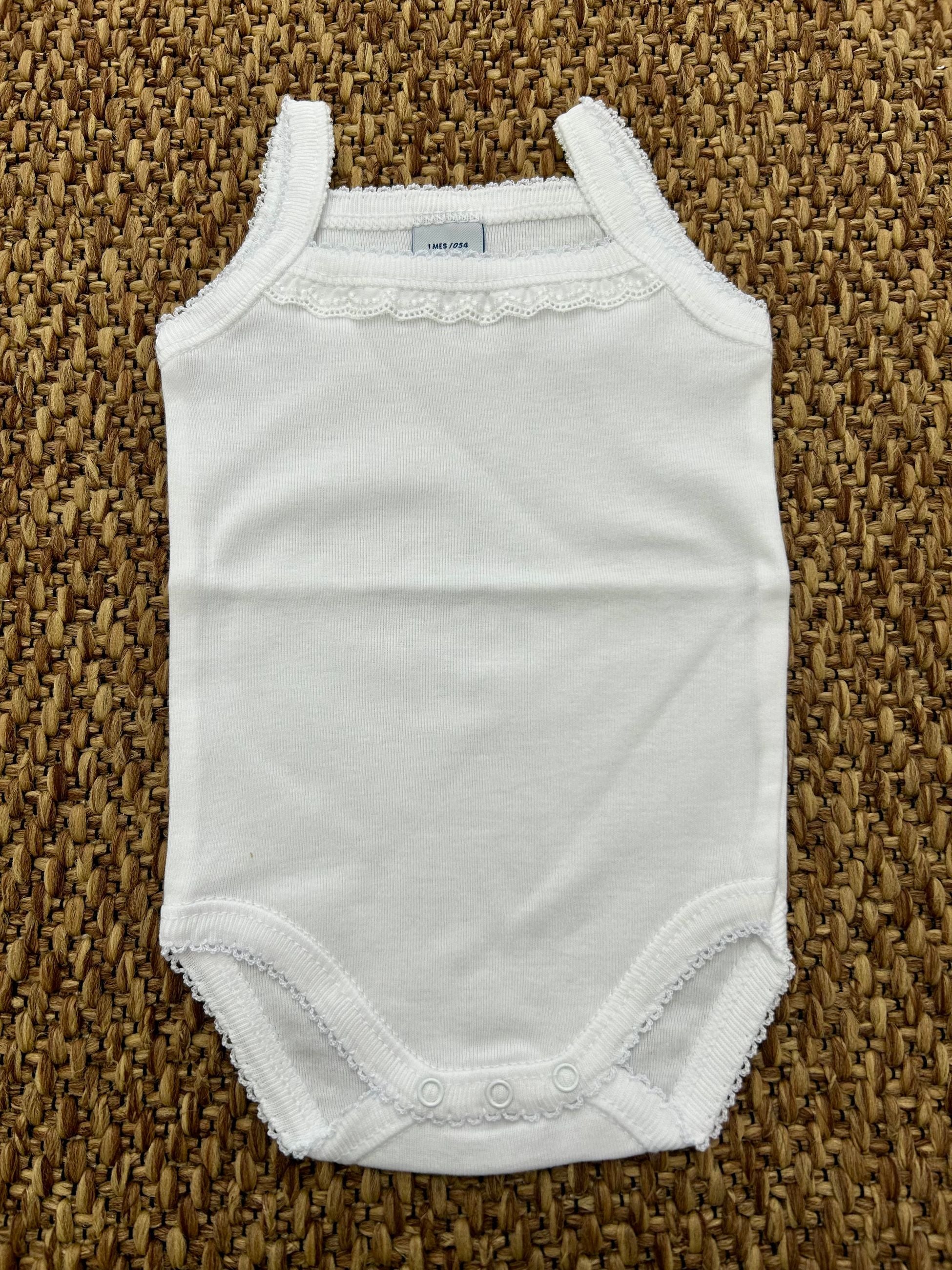 Body neonata con merletto Babidu