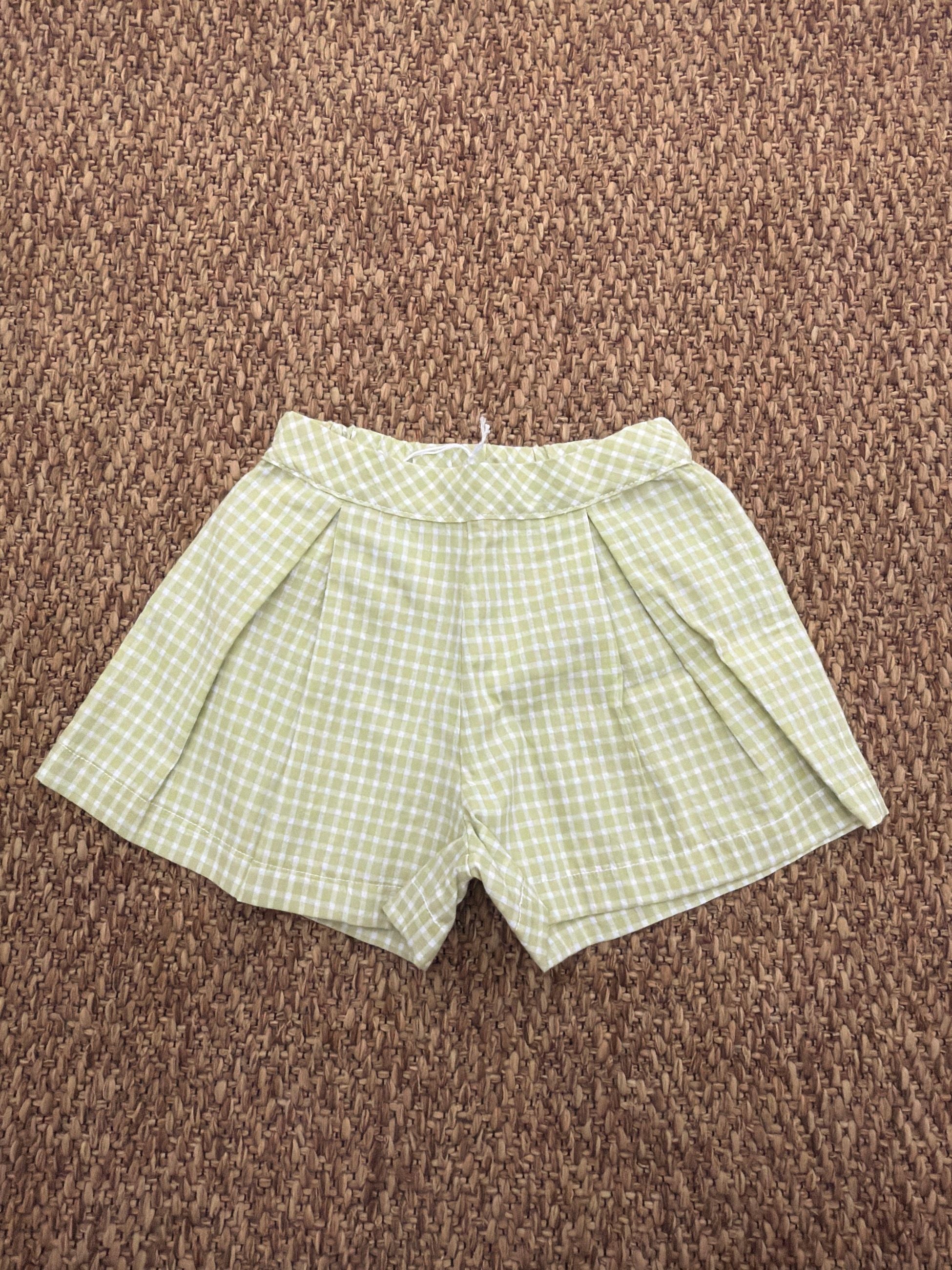 Short bambini a quadretti Cocodè