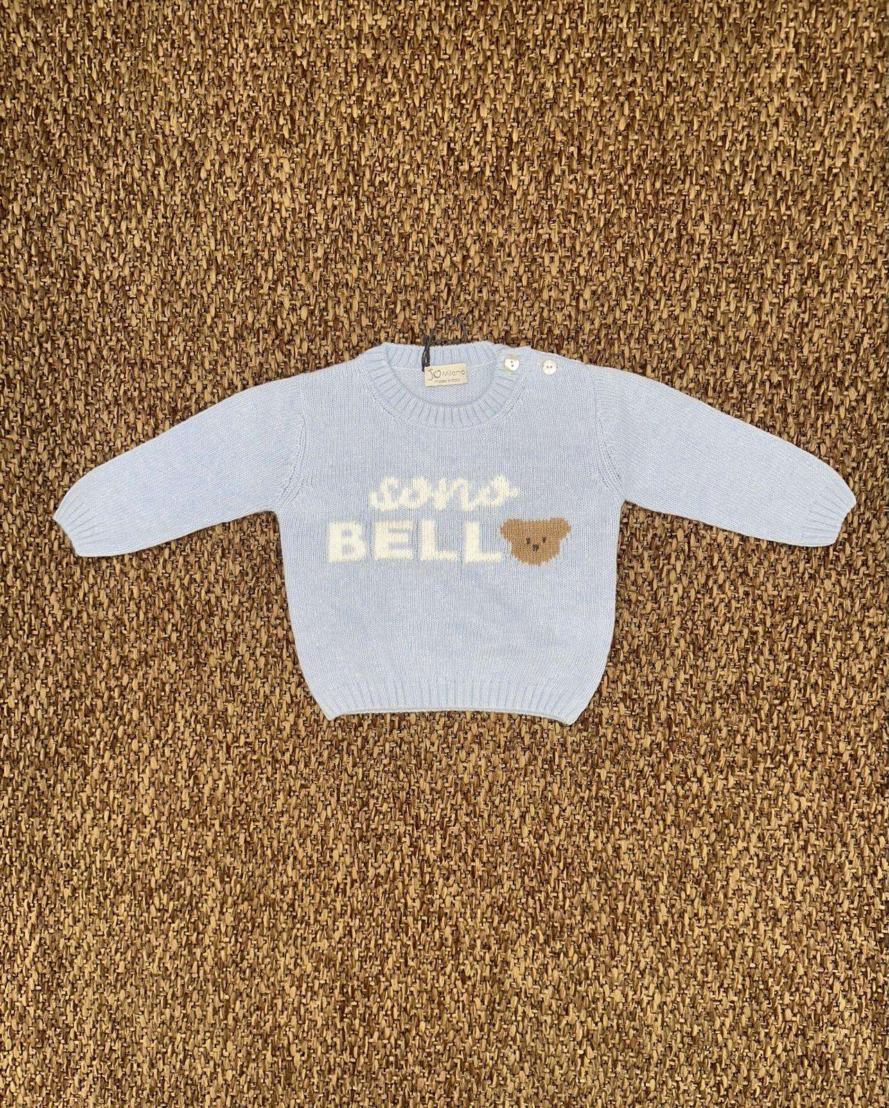 Maglioncino bambini con ricamo Jo Milano