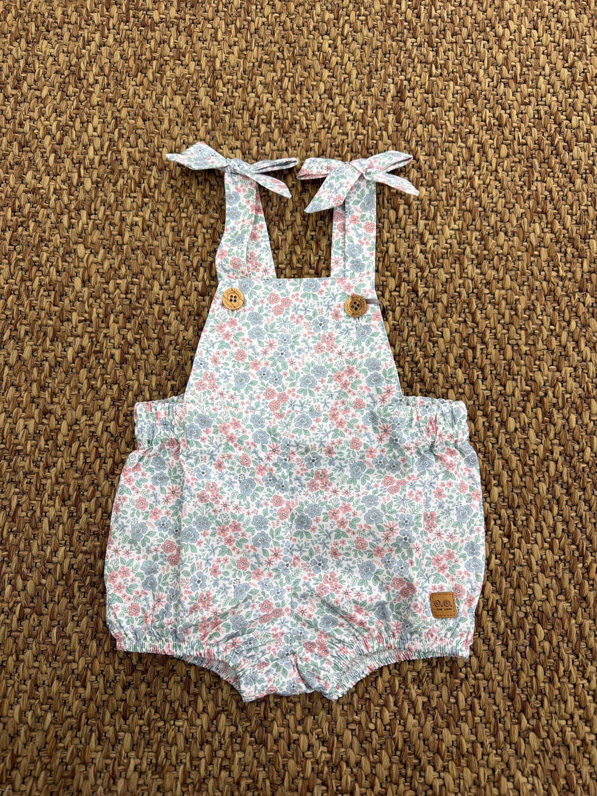 Salopette bambina a fiori Jose Varon