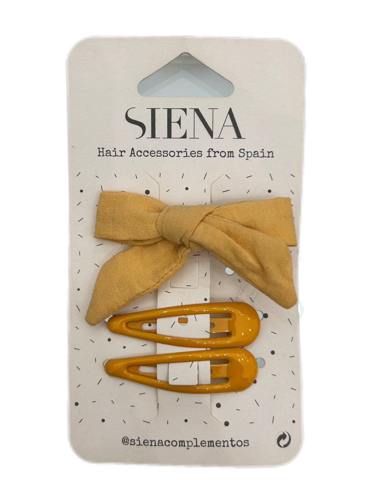 Set mollette bimba con fiocco Siena